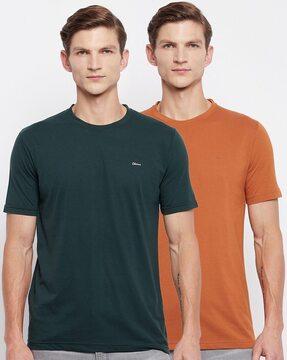 pack of 2 cotton crew-neck t-shirts