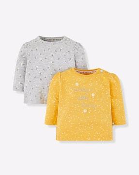 pack of 2 daisy print tops