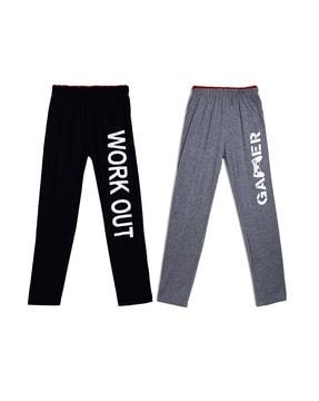 pack of 2 graphic print track pants