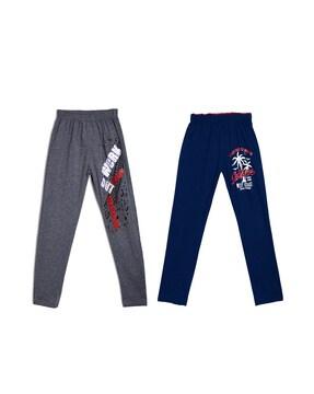 pack of 2 graphic print track pants