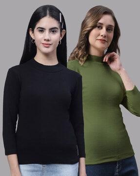 pack of 2 high-neck top