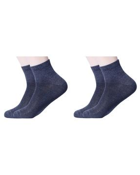 pack of 2 men ankle-length socks