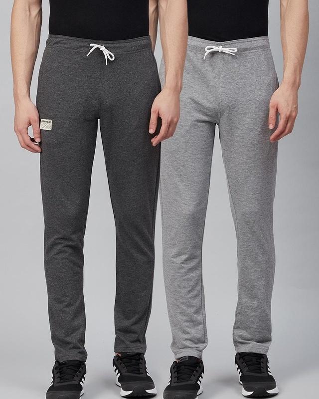 pack of 2 men's grey track pants