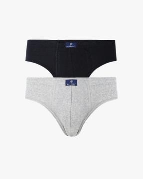 pack of 2 mid-rise cotton briefs