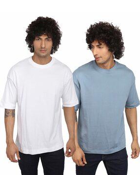 pack of 2 oversized round-neck t-shirts