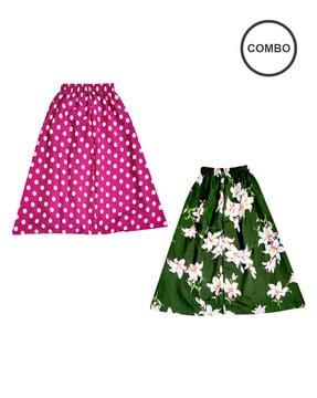 pack of 2 printed skirts