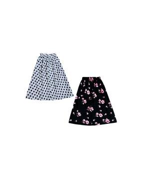 pack of 2 printed skirts