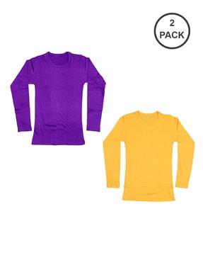 pack of 2 round- neck t-shirts