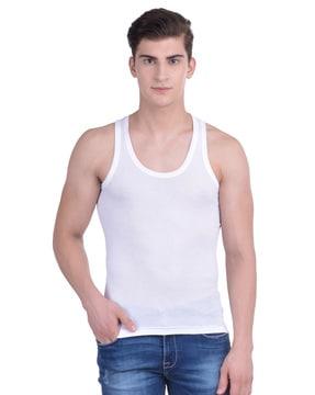 pack of 2 scoop-neck vests