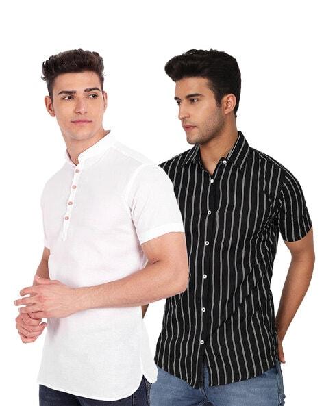 pack of 2 slim fit shirts