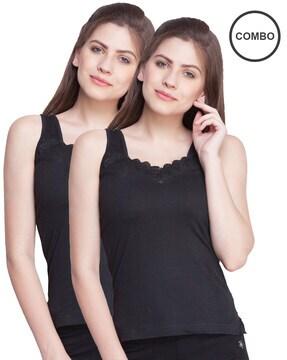 pack of 2 solid camisole