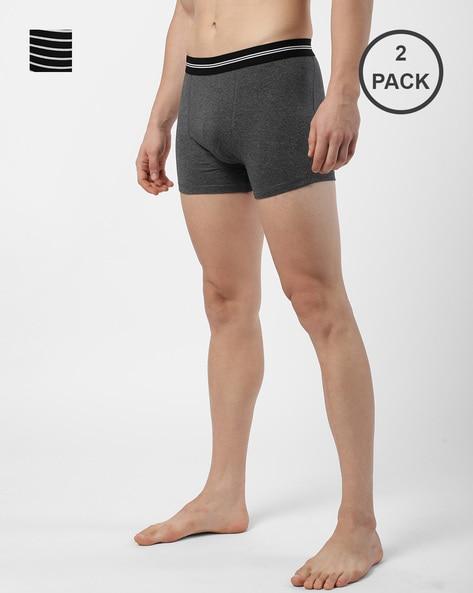 pack of 2 striped trunks with elasticated waistband