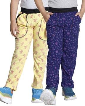 pack of 2 track pants with elasticated waistband