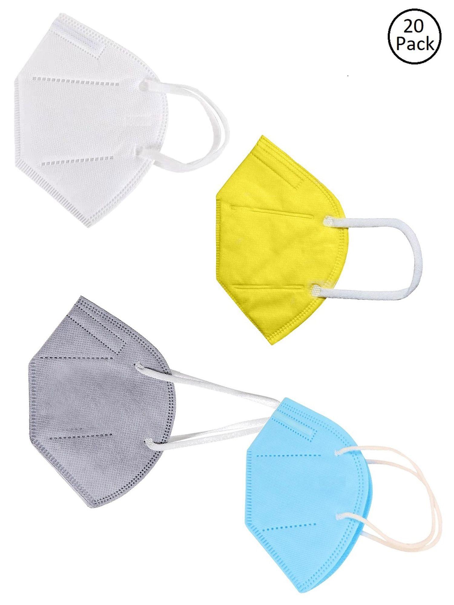 pack of 20 kn95 n95 anti-pollution reusable 5-layer mask