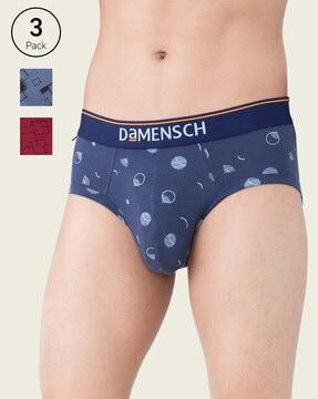 pack of 3 abstract briefs