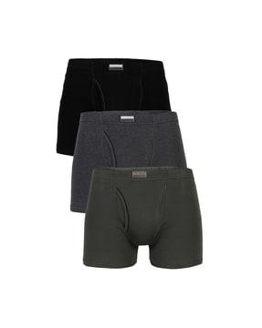 pack of 3 cotton trunks