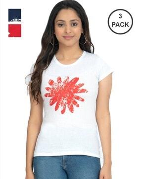 pack of 3 graphic print t-shirts