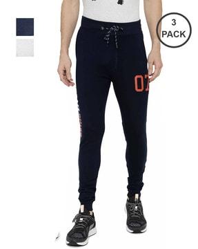 pack of 3 joggers with waistband drawstring