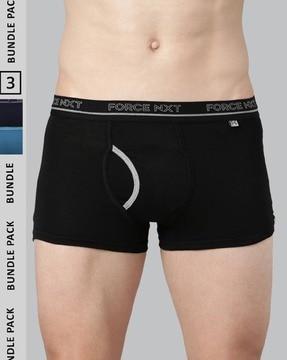 pack of 3 men briefs with logo waistband
