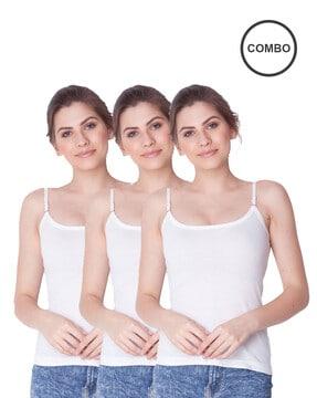 pack of 3 sleeveless camisoles