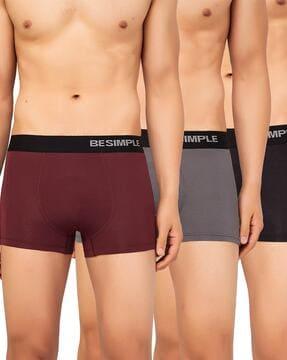 pack of 3 solid trunks