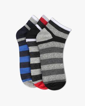 pack of 3 striped socks