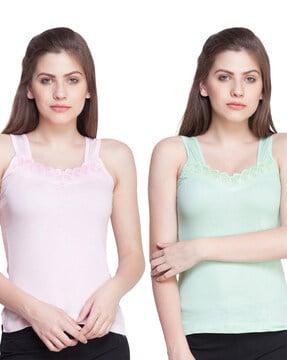 pack of 4  solid camisole