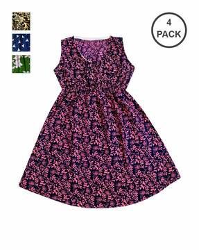 pack of 4 floral dress