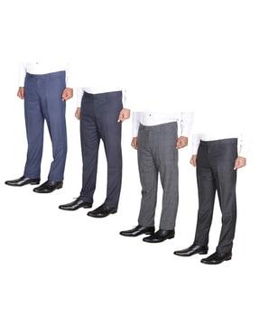 pack of 4 slim fit pants