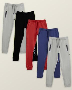 pack of 5 joggers with drawstring waist