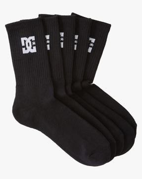 pack of 5 logo knit socks