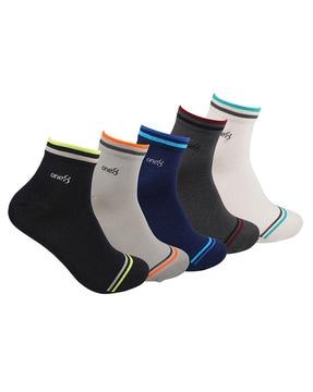 pack of 5 mid-calf length socks