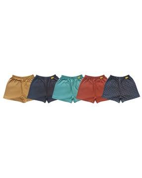 pack of 5 shorts with elasticated waist