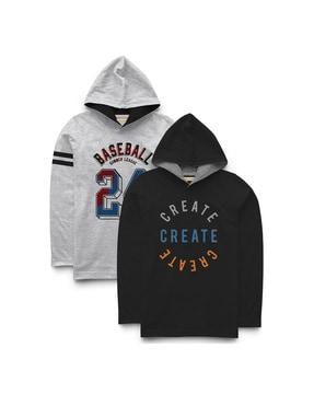 pack of hooded t-shirts