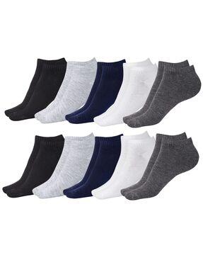 pack of 10 men ankle-length socks
