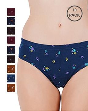 pack of 10 micro print briefs