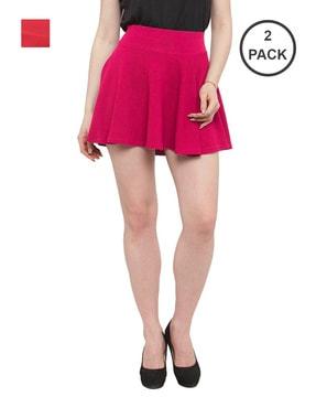 pack of 2 a-line skirt