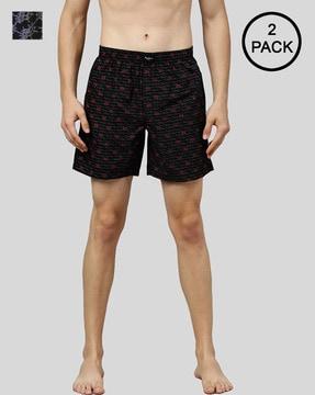 pack of 2 abstract print boxers