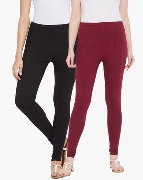 pack of 2 ankle-length leggings