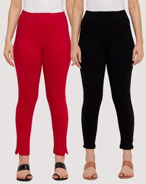 pack of 2 ankle-length leggings