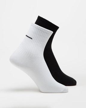 pack of 2 ankle-length socks