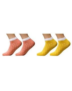 pack of 2 ankle length socks