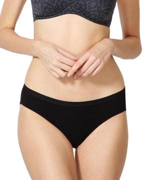 pack of 2 anti-bacterial & 4 way stretch bikini panties