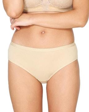 pack of 2 anti-bacterial & no marks waistband hipster panties