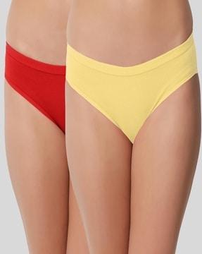 pack of 2 bikinis with super elasticated waistband