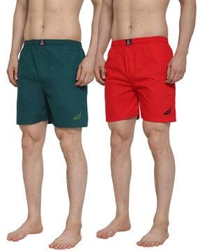 pack of 2 boxers with elasticated waistband