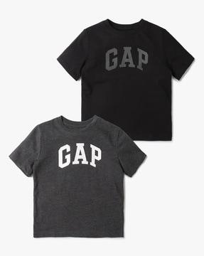 pack of 2 brand print t-shirts
