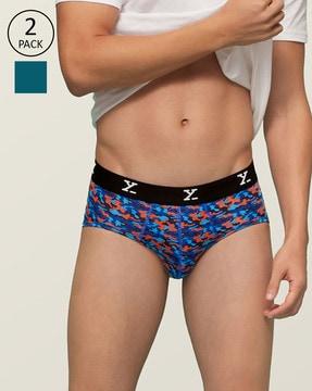 pack of 2 briefs with branding