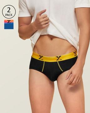 pack of 2 briefs with branding