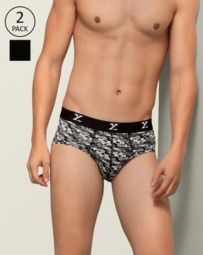 pack of 2 briefs with branding